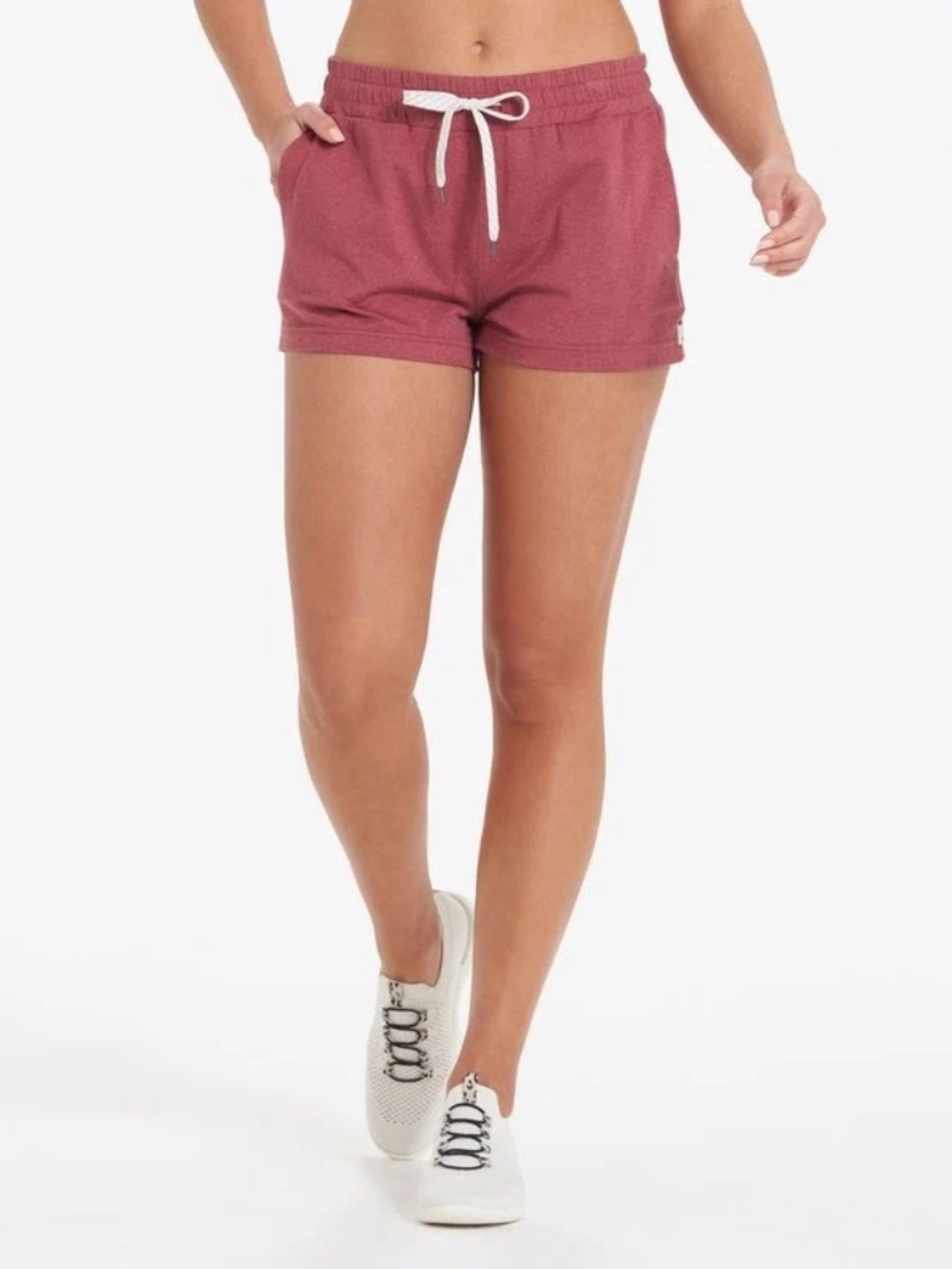 Vuori Halo Performance Shorts Rose Heather Women's Size M Lounge Athleisure